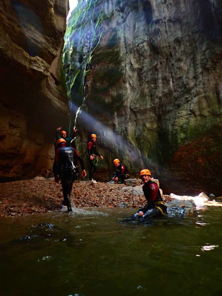 Grenoble sortie EVG canyoning