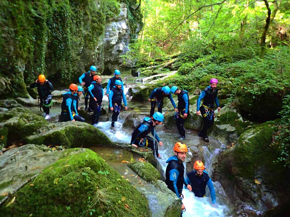 EVG canyoning Grenoble le furon