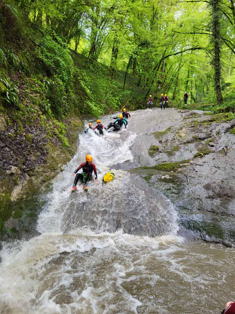 Canyoning Grenant gros débit